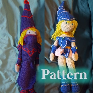 Crochet Dark Magician and Dark Magician Girl Pattern