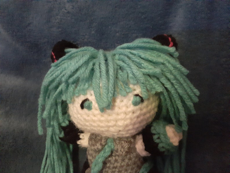 Crochet Pattern Hatsune Miku Classic Etsy