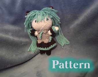 Crochet Pattern Hatsune Miku Classic