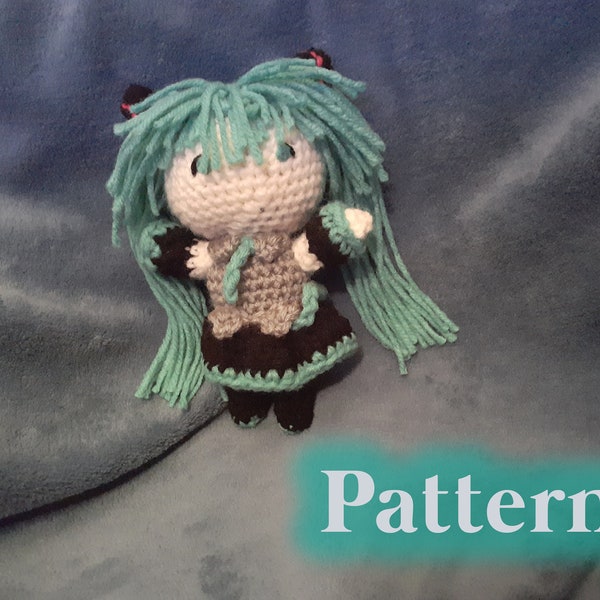 Crochet Pattern Hatsune Miku Classic