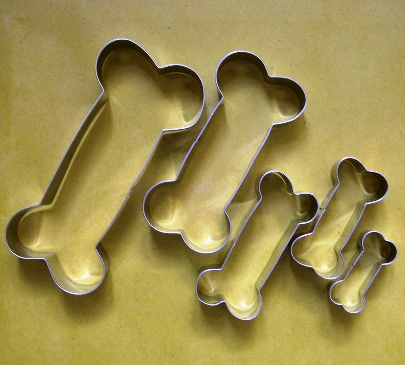 5 Size Dog Bone Cookie Cutter Fondant Biscuit Baking Mold Set Etsy