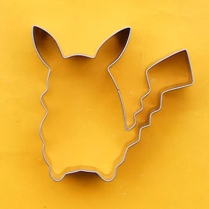 Pokemon Pikachu Foremka do ciastek Biscuit Fondant Stal nierdzewna metalowa forma