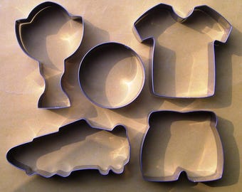 World Cup Soccer Cookie Cutter Tshirt Jersey Pants Sneaker Fondant Biscuit Baking Mold