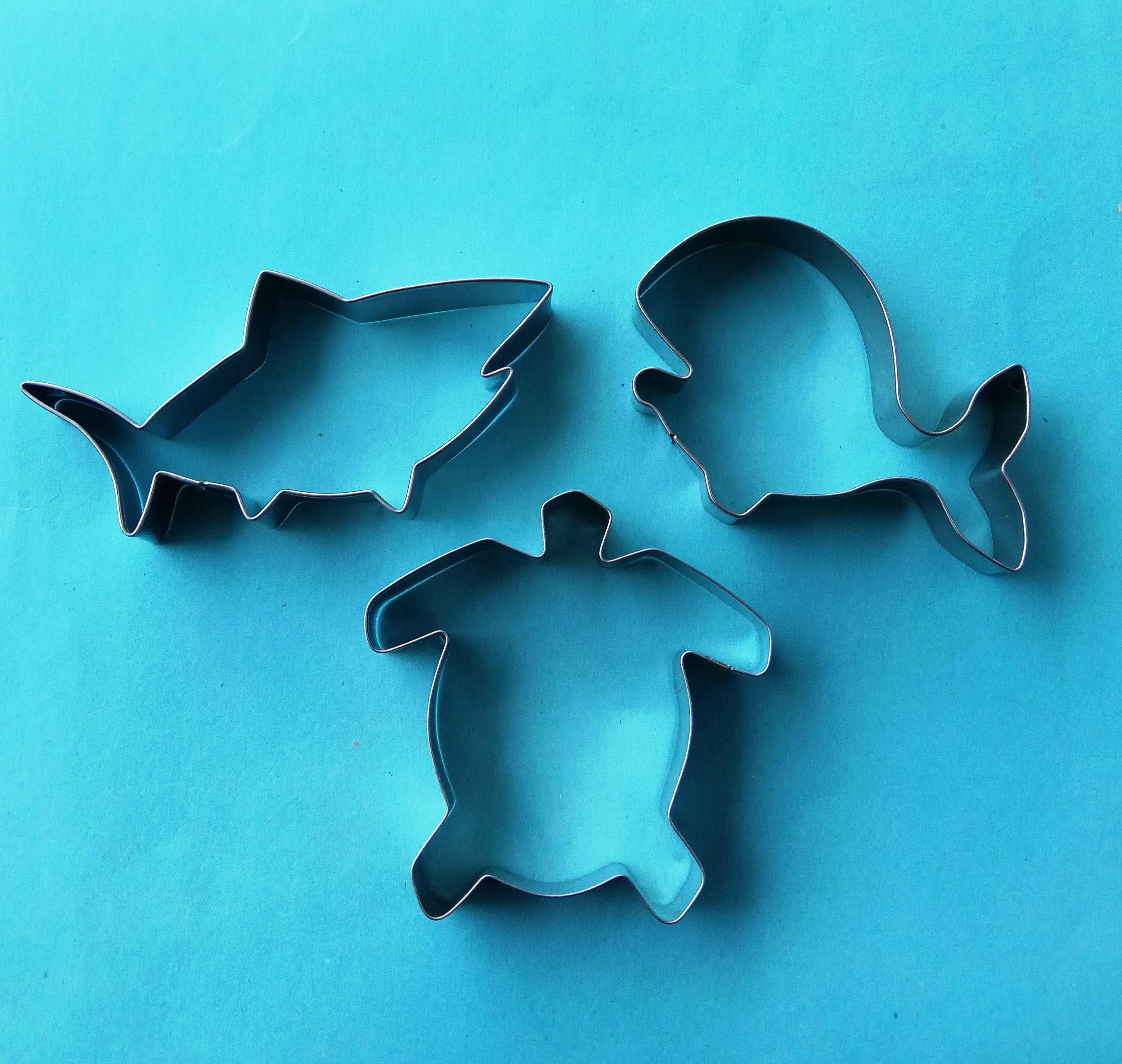 Stampino Per Biscotti A Forma Di Balena In Acciaio Inox, 7,6x3,8cm