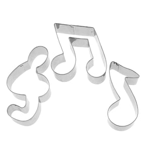 3 pcs Music Symbol notes Sign Cookie Cutter Fondant Biscuit Pastry Baking Set