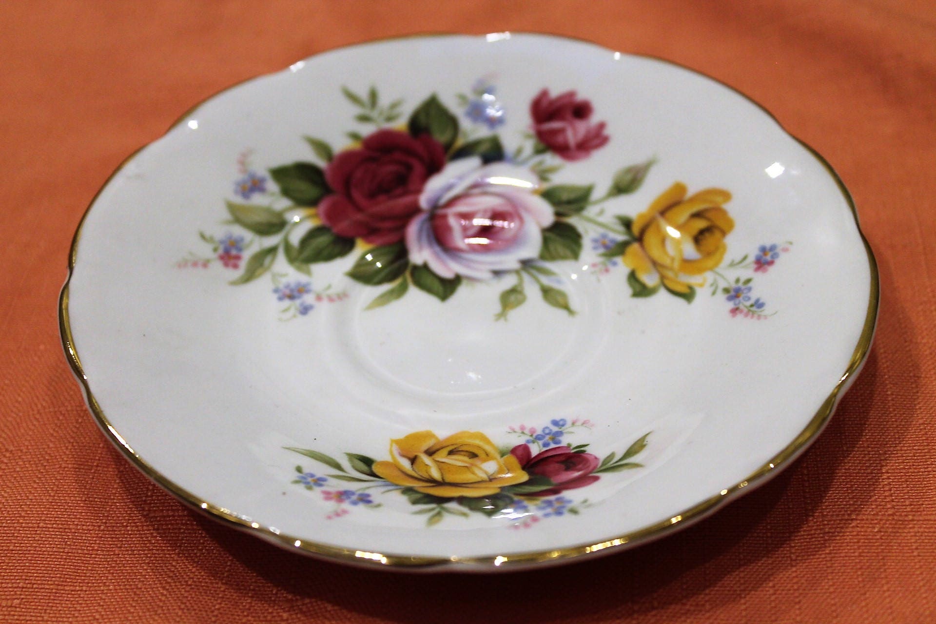 Royal Sutherland Fine English Bone China Saucer. Etsy