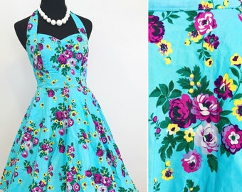 1950s Style Hell Bunny Pin Up Style Dress - Vintage Inspired Pin Up Dress - Hell Bunny Pin Up Dress