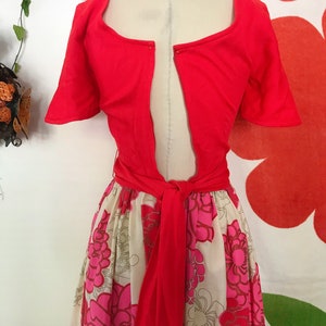 Vintage Alfred Shaheen 60s Maxi Dress Alfred Shaheen Vintage Shaheen 1960s designer dress image 9