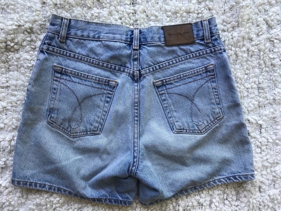 90s Calvin Klein Jeans High Waisted Double Stone … - image 3
