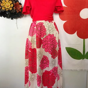 Vintage Alfred Shaheen 60s Maxi Dress Alfred Shaheen Vintage Shaheen 1960s designer dress image 5