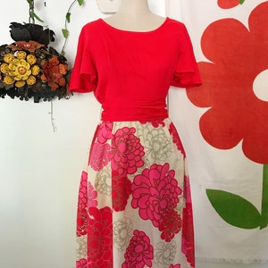 Vintage Alfred Shaheen 60s Maxi Dress Alfred Shaheen Vintage Shaheen 1960s designer dress image 2