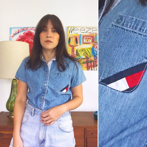 tommy hilfiger jeans top