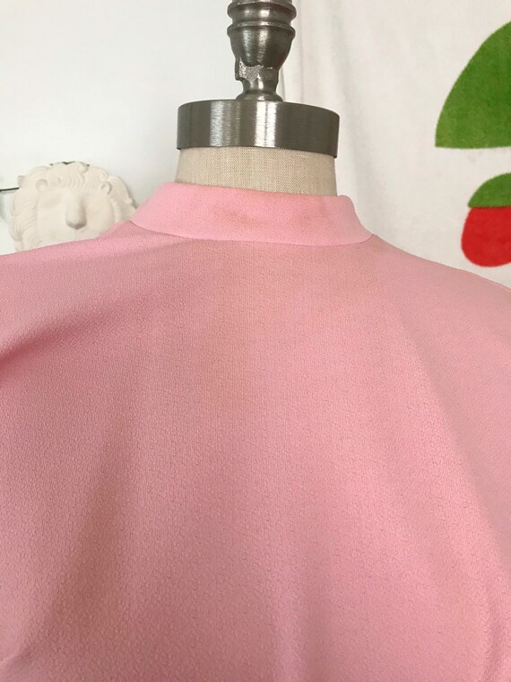 60s 70s Vintage Maxi Dress - Vintage 70s Pink Gow… - image 8