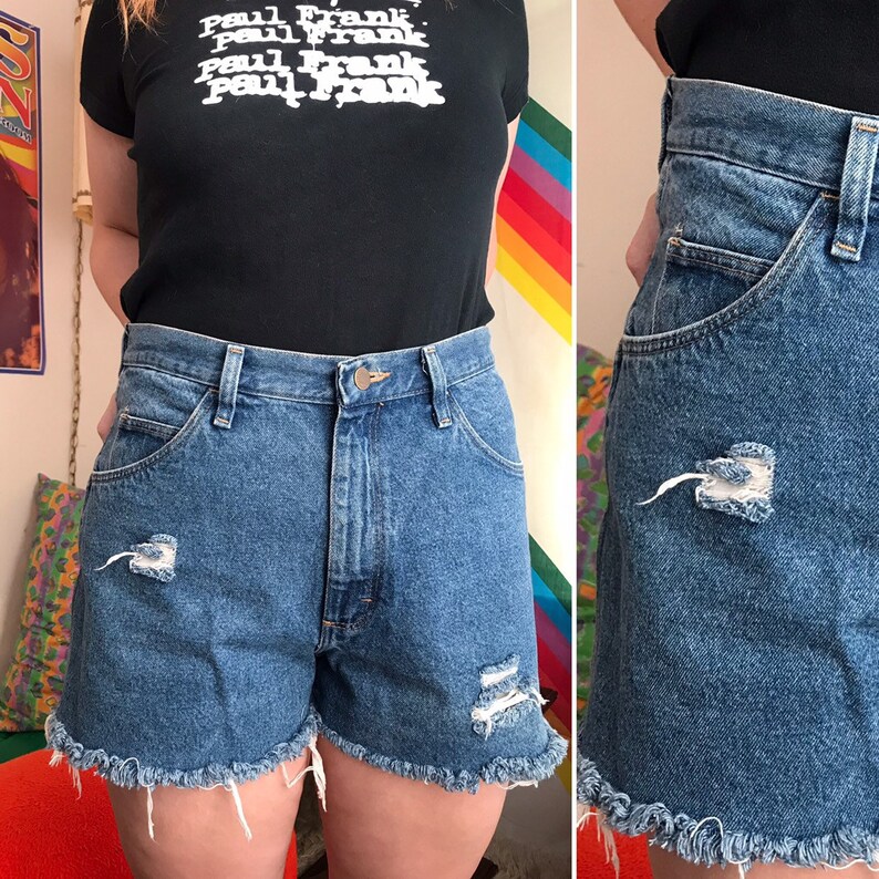 70s jean shorts