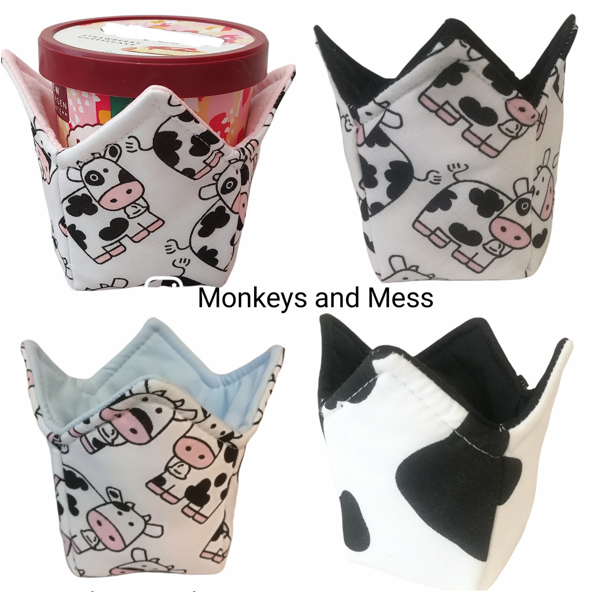 ICE CREAM COZY Ice Cream Tub Holder Personalised Ice Cream Etsy UK