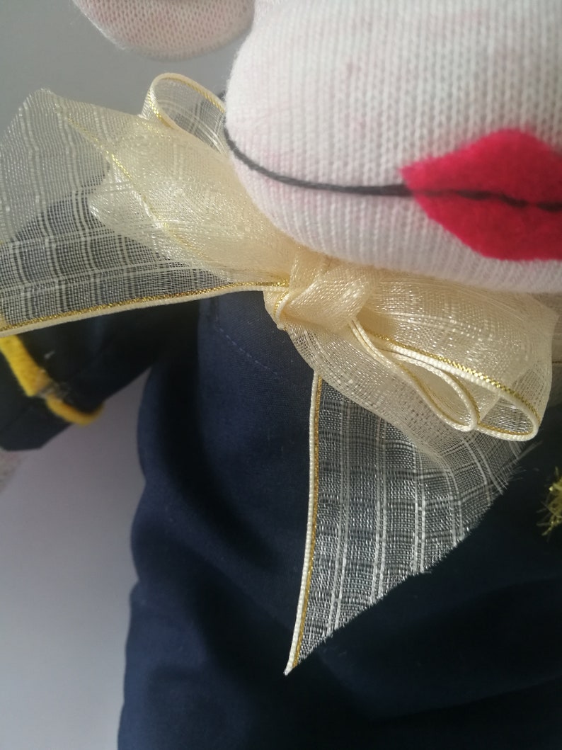 sock monkey,flight attendant,cabin attendant,flight gift,flight crew gift,attendants gift,toy collectables,novelty socks,air stewardess