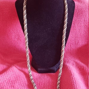 Vintage Costume Gold Necklace