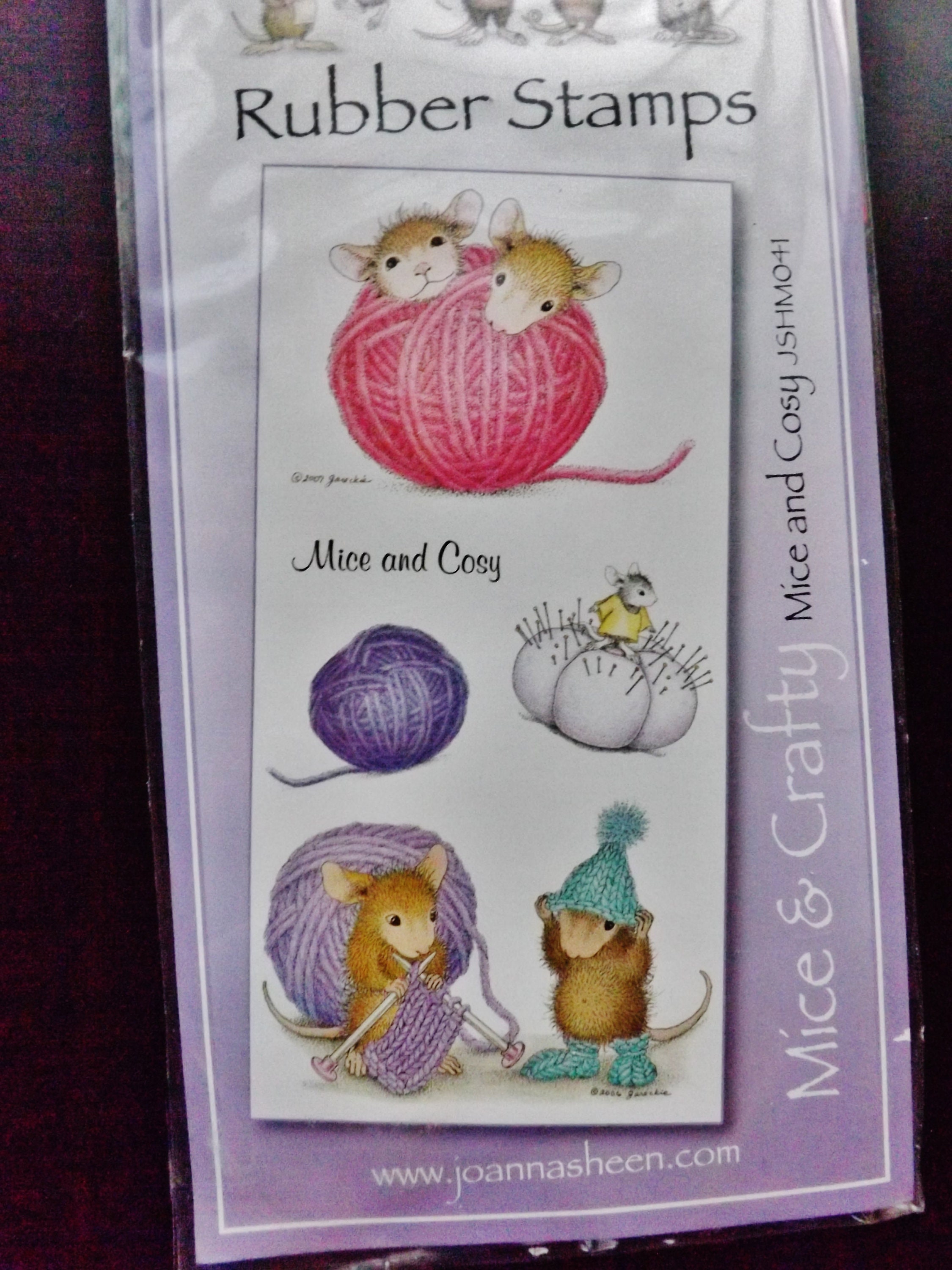 HOUSEMOUSE Designs Rubber Stamps Mice Crafty Knitting Tangled Etsy