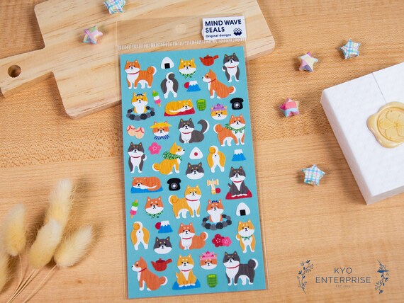 Mind Wave Seals Gorogoro Nyansuke Washi Sticker Etsy