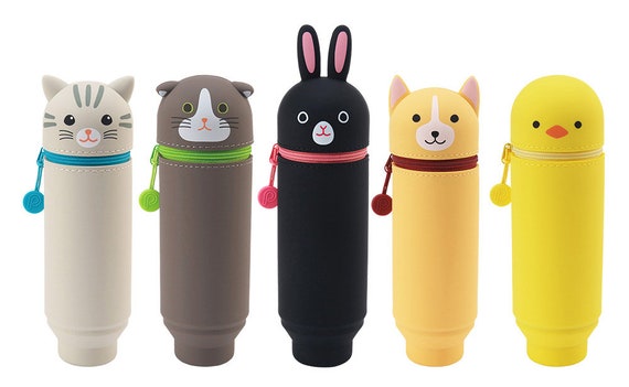 PuniLabo Black Rabbit Stand Up Pen Case