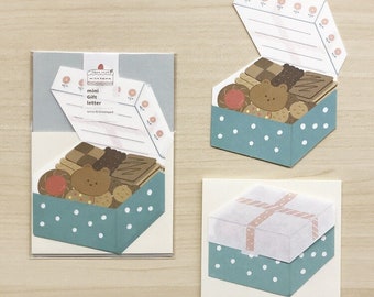 Papier Platz x Mizutama - Japanese Mini Washi Writing Letter Set Gift Series - Cookie