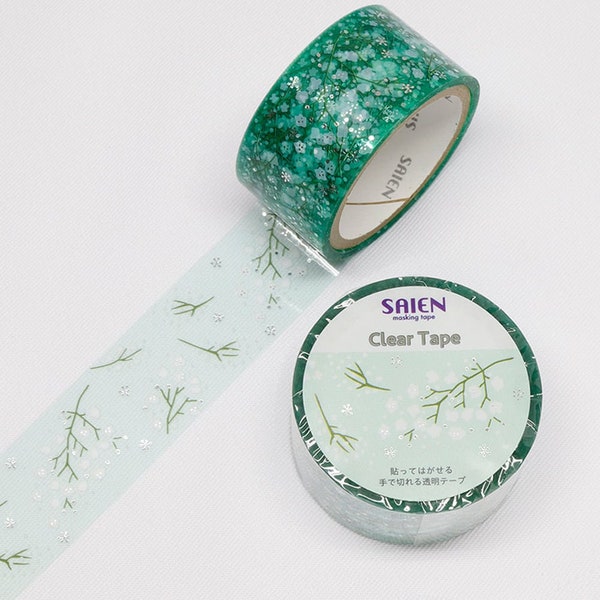 Saien - Silver Foil Clear Tape Series -Haze Grass