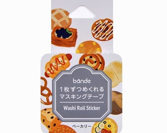 Bande - Washi Roll Sticker Series - Bakery