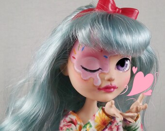 Ice Cream Girl Faceup - Original OOAK