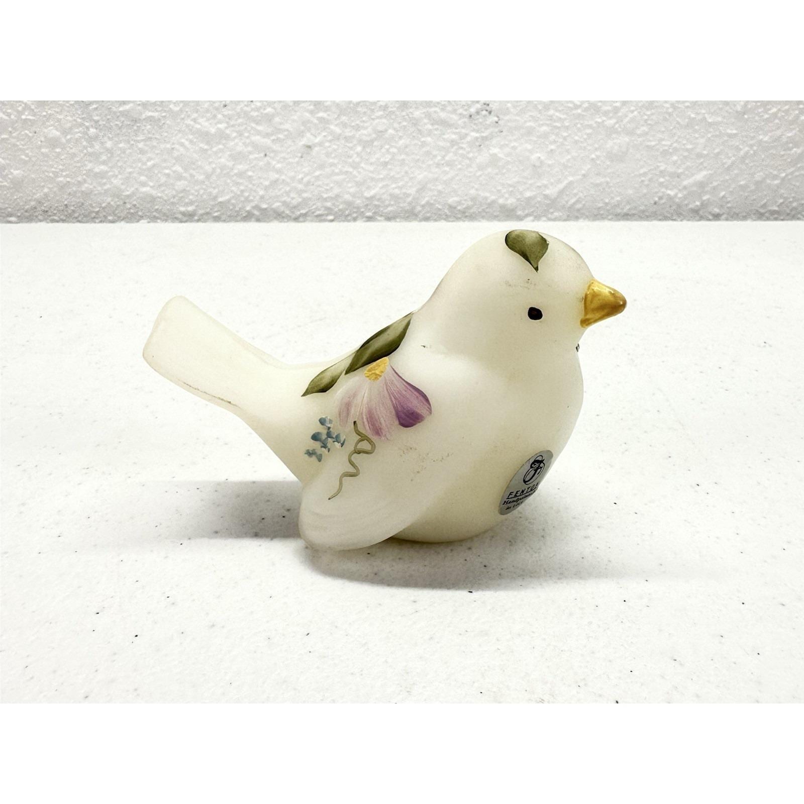 Fenton ガラス アヒル フィギュリン ハンドペイント Fenton ガラス
