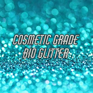 ELECTRIC BLUE Bio Glitter Biodegradable Glitter Electric Blue Festival Bio Glitter Eco Friendly Mermaid Glitter Cosmetic Grade 137 image 2