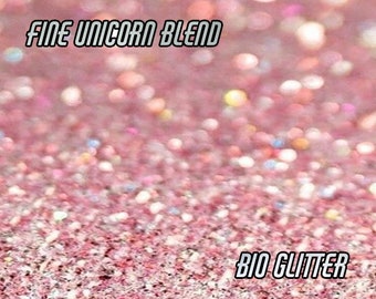 UNICORN BIO GLITTER - Biodegradable Glitter- Blend-  Eco Friendly Glitter- Enviro Glitter -Mermaid Glitter- Cosmetic Grade - 165