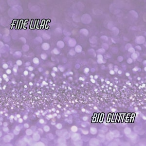 LILAC FINE Bio Glitter - Biodegradable Glitter - Festival Glitter-  Eco Friendly - Mermaid Glitter - Cosmetic Grade -Compostable -114