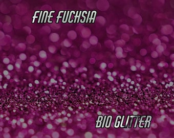 PURPLE FUCHSIA Bio Glitter- Fine Grade -Biodegradable glitter - Festival Biodegradable Glitter - Eco Glitter - Cosmetic Grade -161