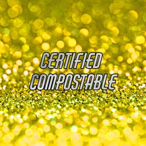 GOLD BIO GLITTER Fine Grade Biodegradable Glitter Festival Bio Glitter Eco Friendly Bio Glitter Glitter Cosmetic Grade 112 image 3