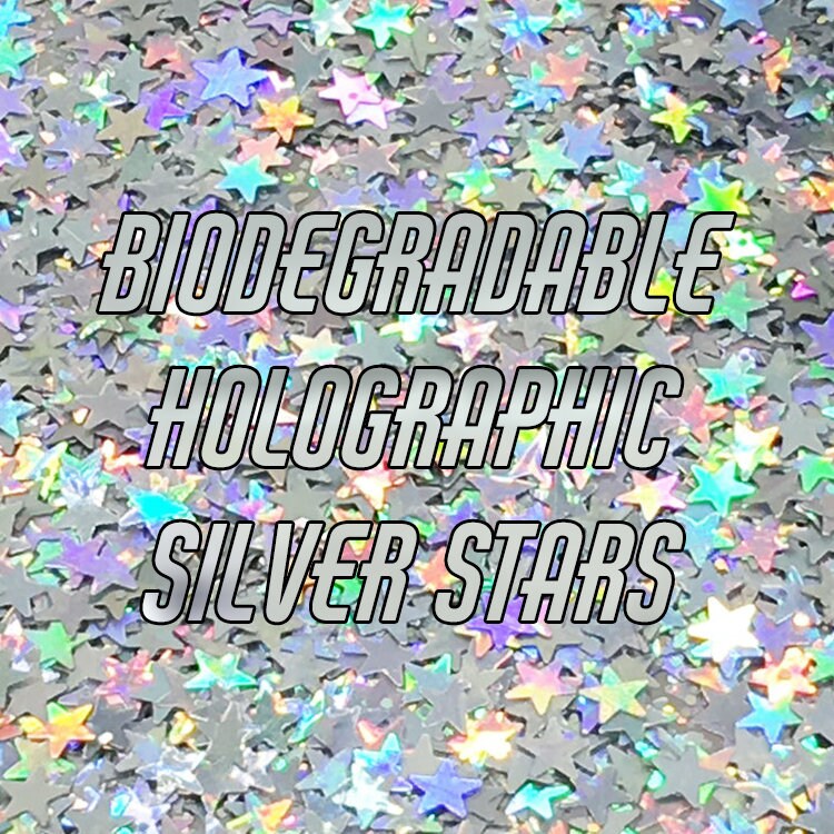 Holographic Shiny Silver Gold Line Outline Korean Kpop Decor