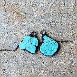 Small Freeform Turquoise Pendant