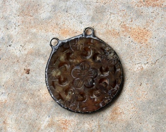 Large Carved Sandstone Medallion