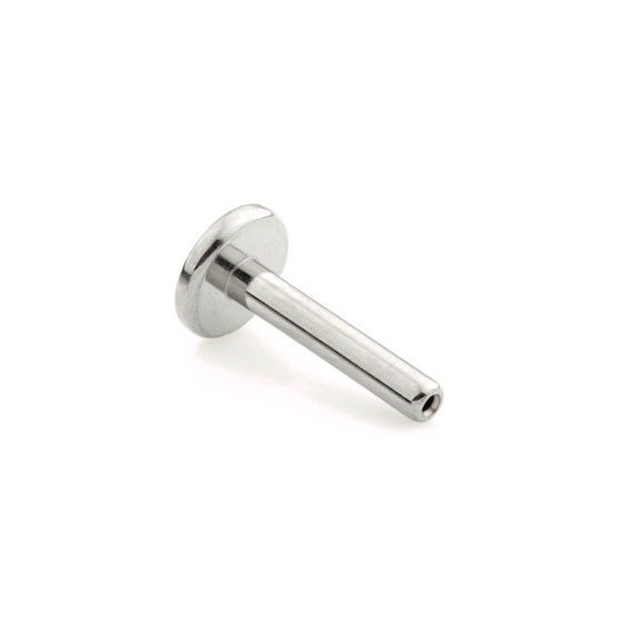 Titanium threadless Labret push fit 0.8mm 20g 1mm 18g 1.2mm 16g 1.6mm 14g Etsy