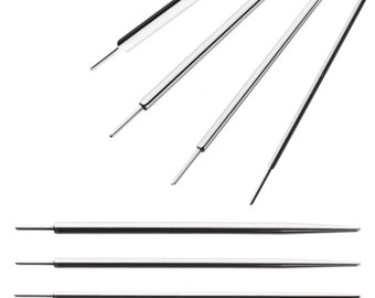 316l Stainless steel insertion pin (taper) for Threadless Jewellery