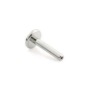 Titanium threadless Labret push fit 0.8mm/20g  1mm/18g 1.2mm/16g 1.6mm/14g