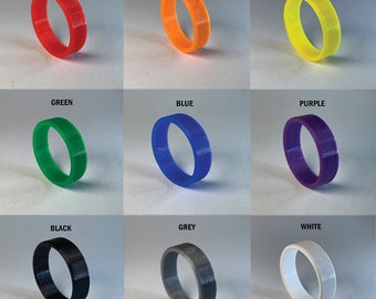 3D Printed Fashion Ring 9-COLOR Multi-Pack