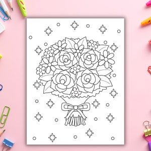 14 Fun Wedding Themed Coloring Pages and Activities to Entertain Kids Word Search Pictures and Mazes for Children to Color at Reception