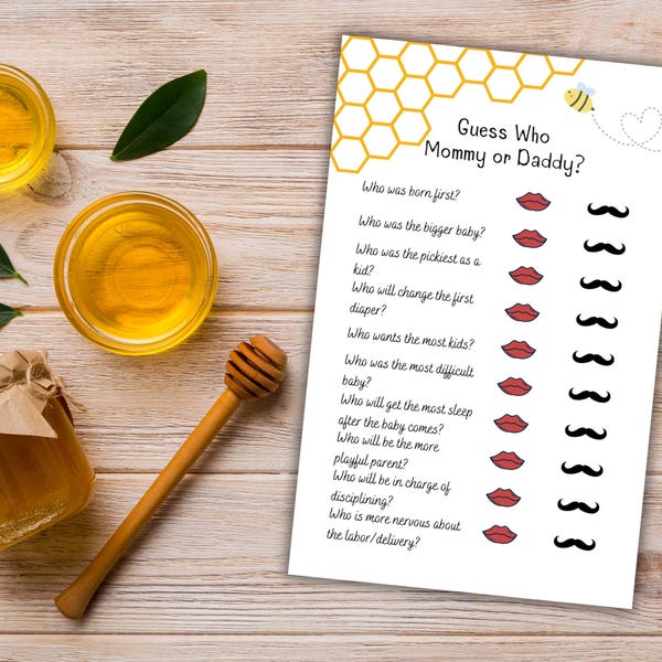 Simple Themed Baby Shower Games Etsy