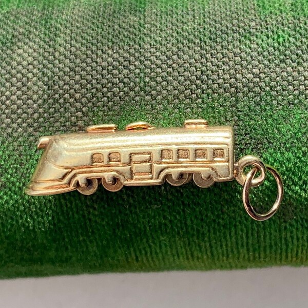 Gold Train Necklace Etsy