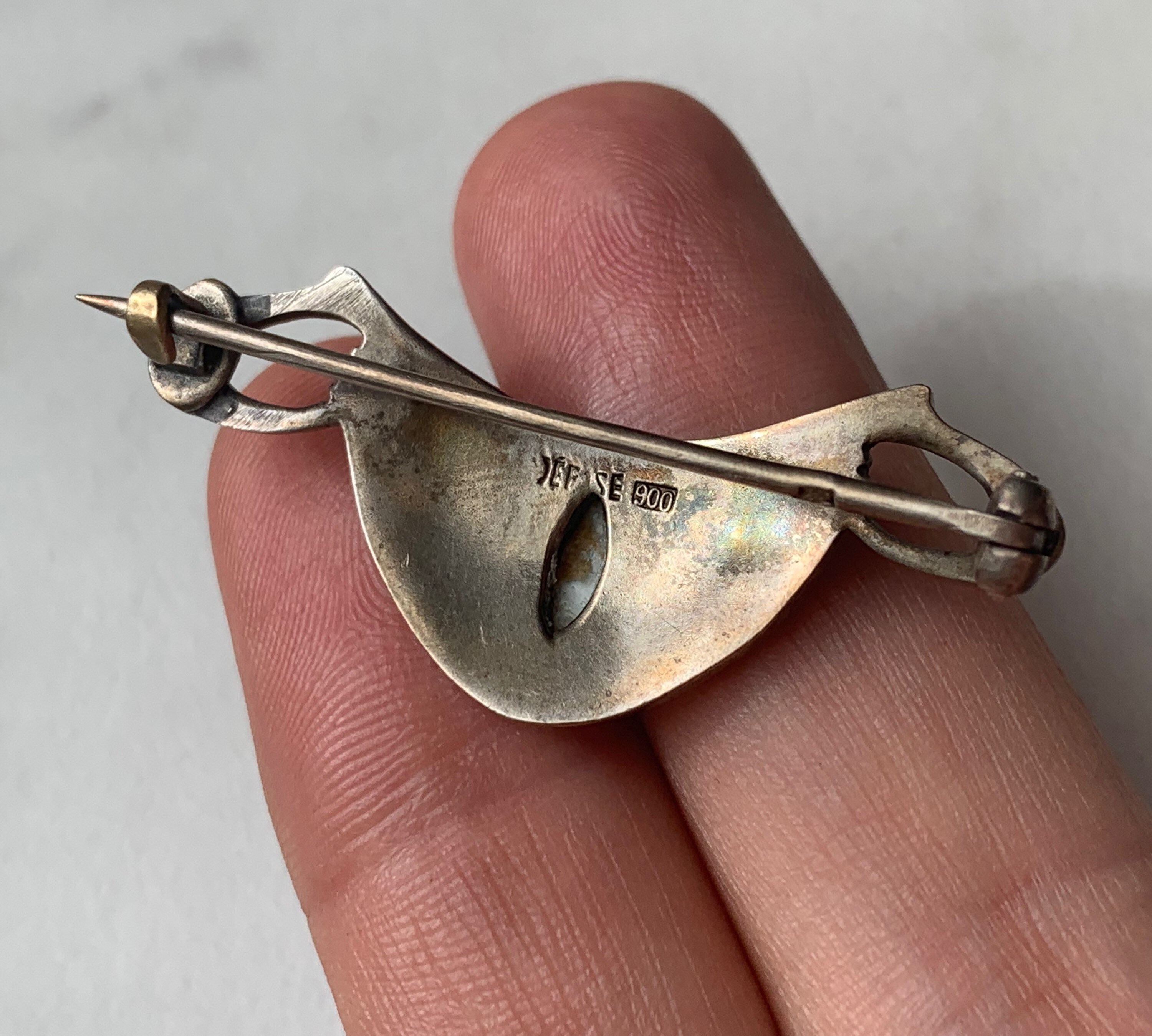 Heinrich Levinger & Bissinger Jugendstil 900 Silver Depose