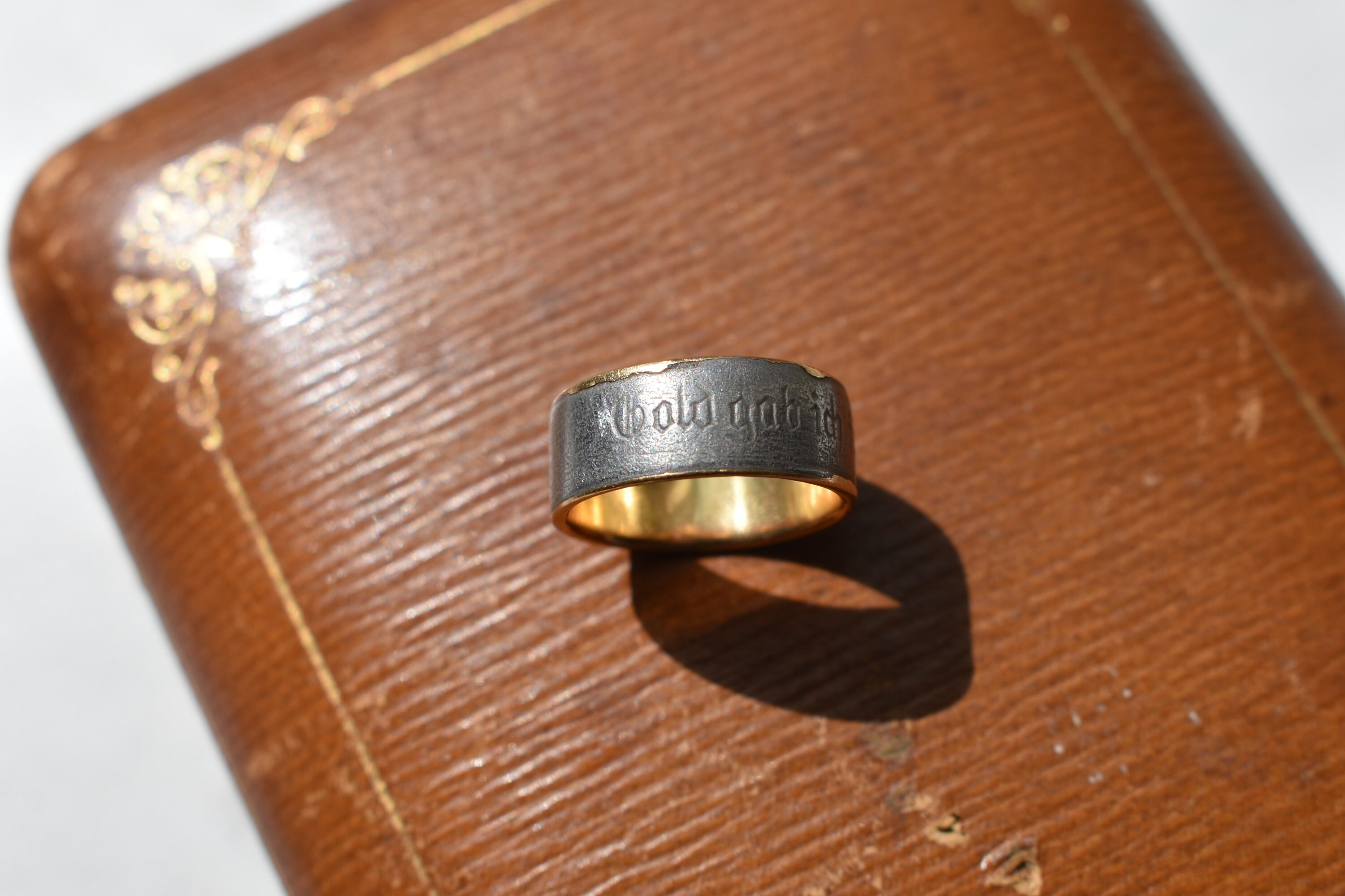Antique 14K 585 Gold Iron I Gave Gold for Iron Ring WWI 1914 - Etsy