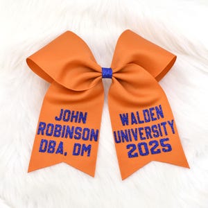 Graduation Bow - Personalized Graduation Bow -  Big Graduation Pencil Cap Topper Bow - Grad Cap Bow - Custom Grad Bow, Graduation Gift
