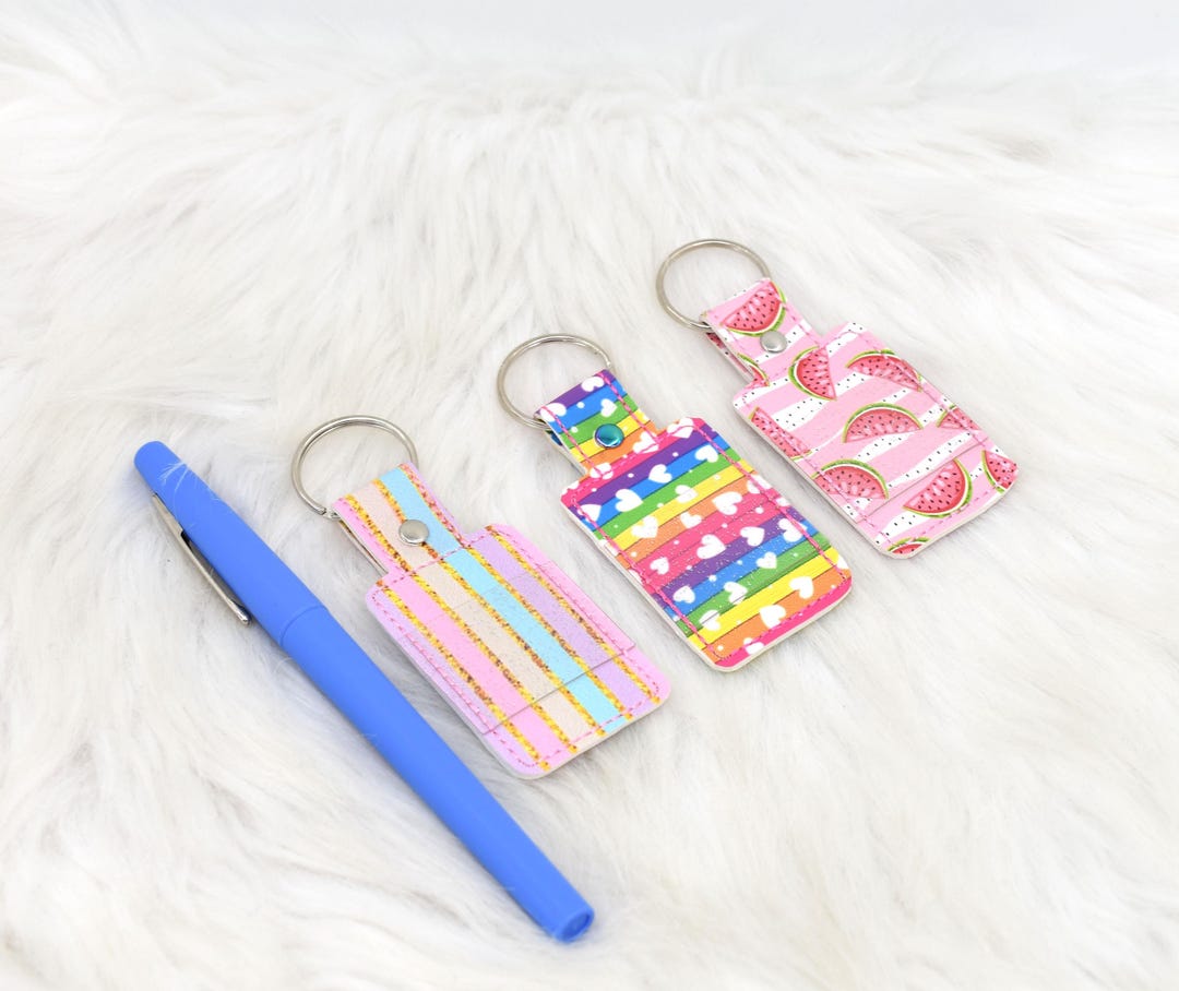 Pen Topper Keychain Rainbow Lanyard Pen Holder – Keychain Pen Pouch, Lanyard Accessory, Pen ...
