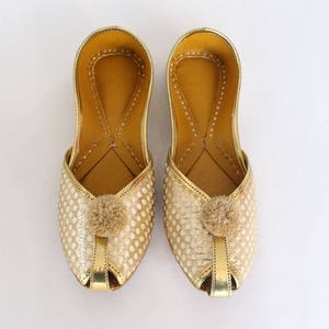 Gold colour shoes online top
