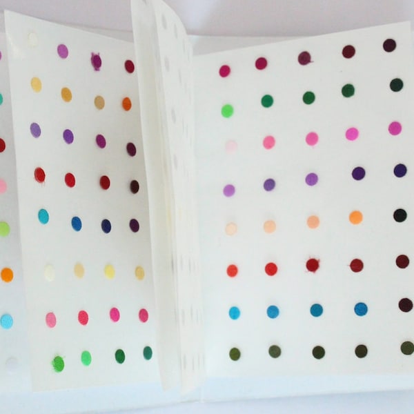 120 Plain Round Bindi Stickers ,Round Bindis,Colorful Bindis,Multicolor Face Jewels Bindis,Bollywood Bindis,Self Adhesive Stickers